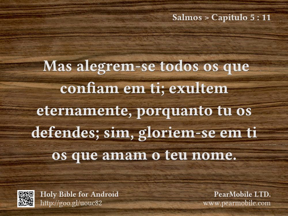 Salmos, Capítulo 5:11